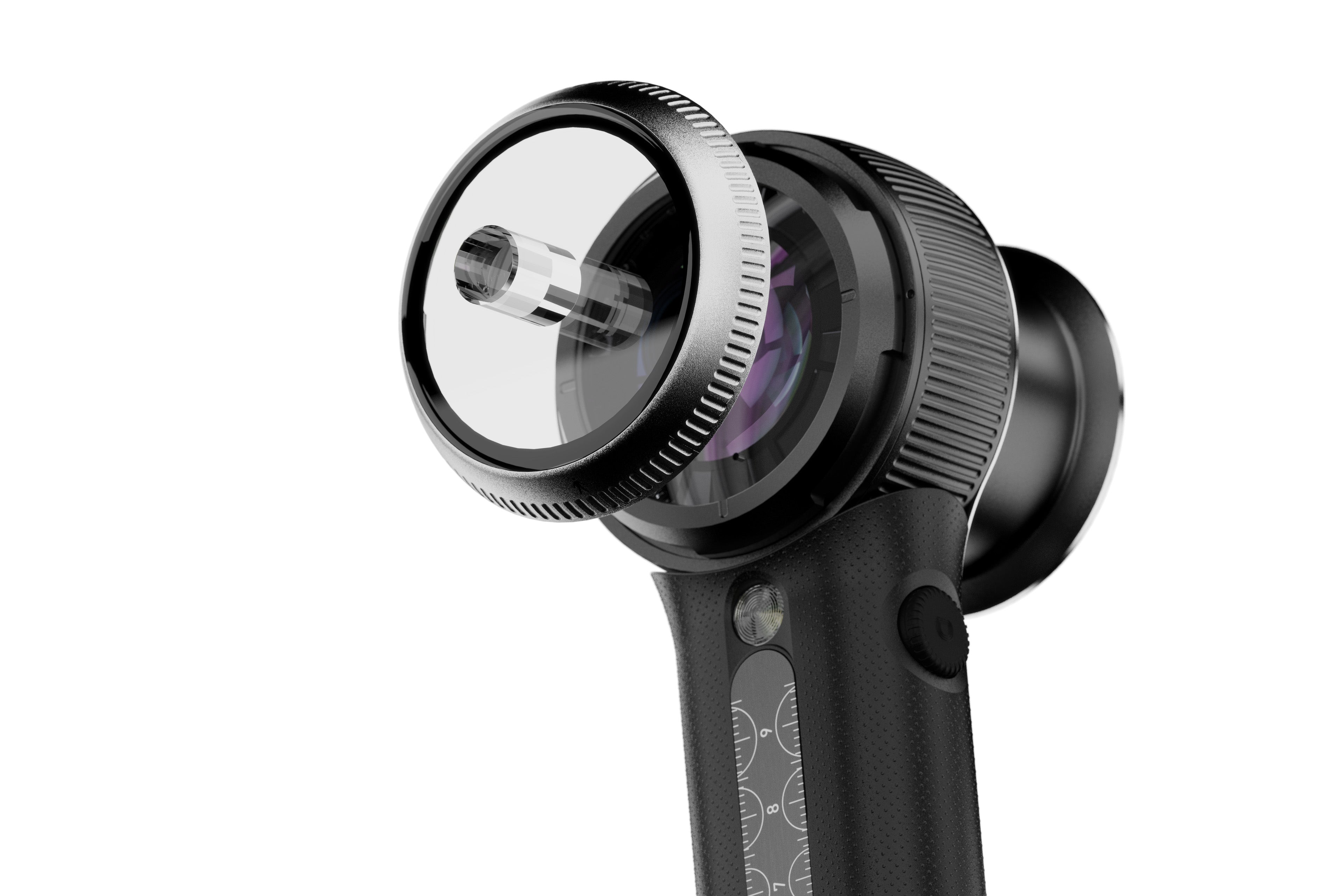 DermLite DL5 dermatoscope contact plate slightly raised