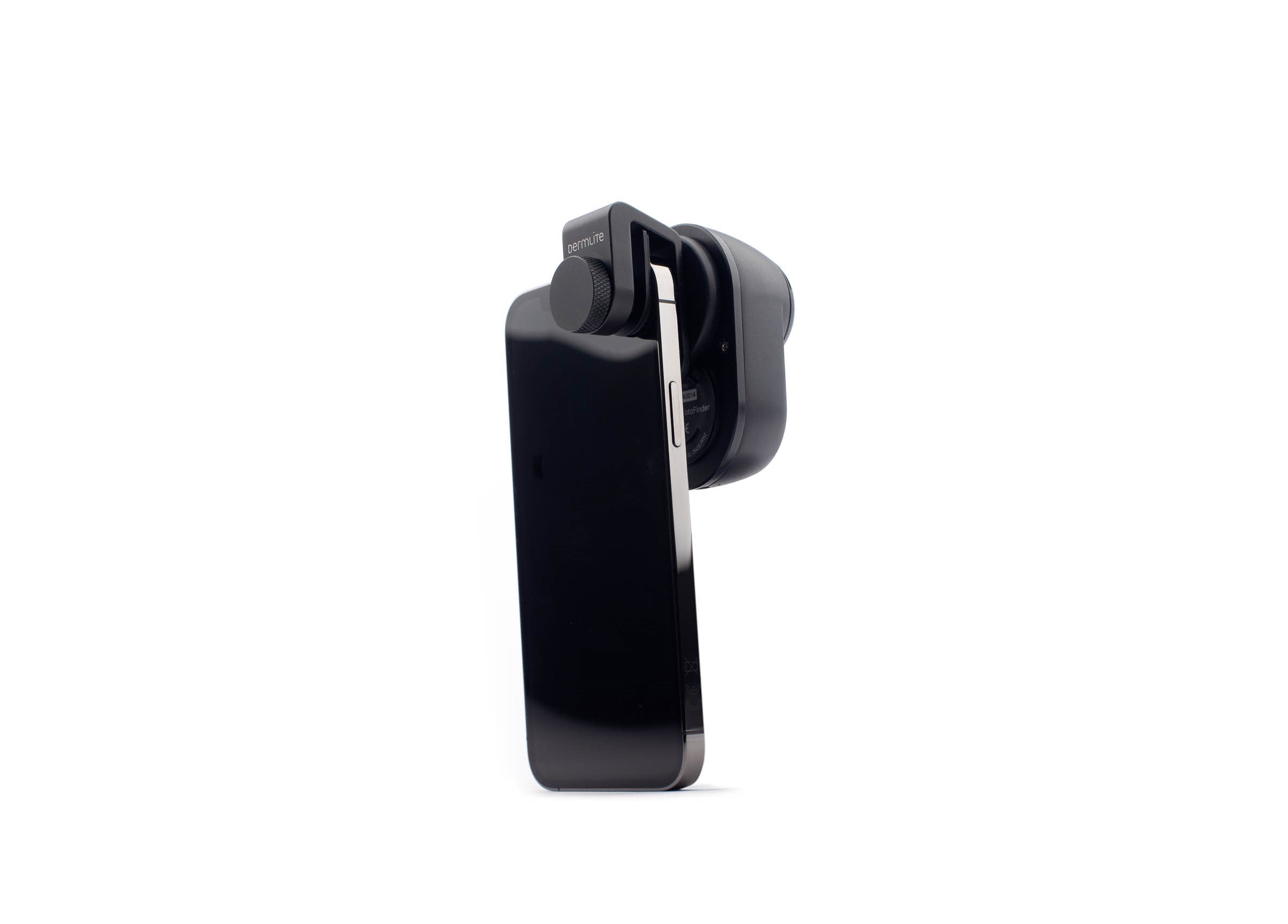 FotoFinder DermLite Handyscope on phone with MCC