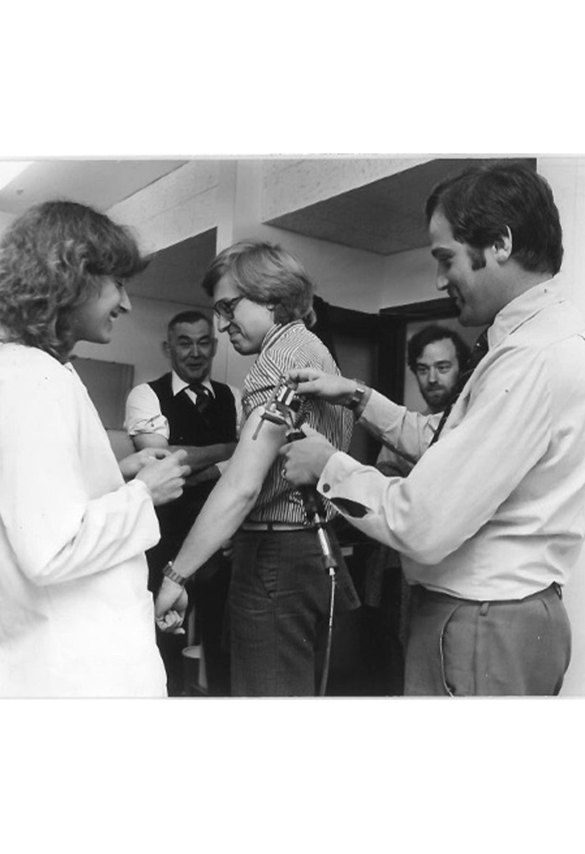 The Portojet being used on patient