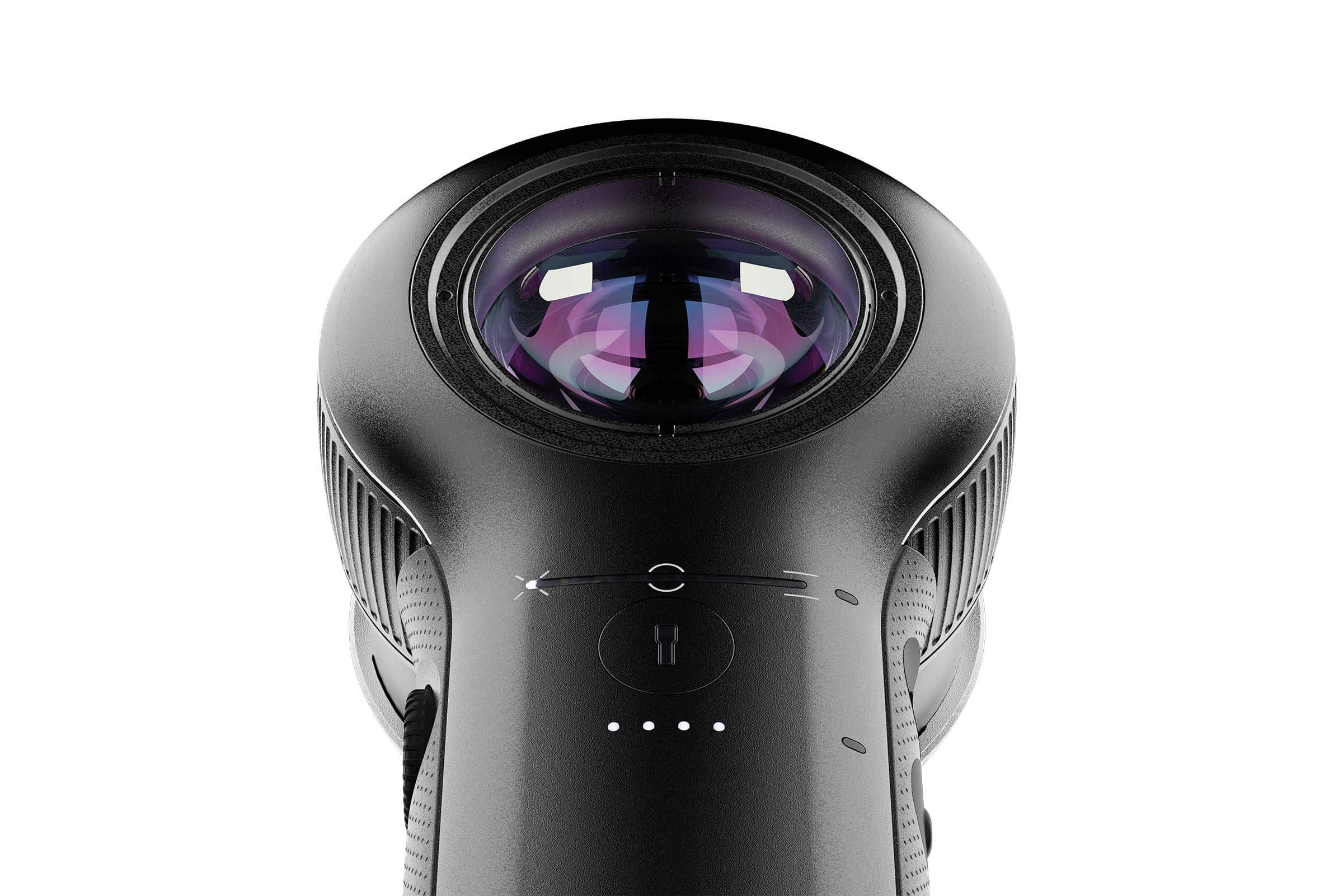 DermLite DL5 dermatoscope powered on.