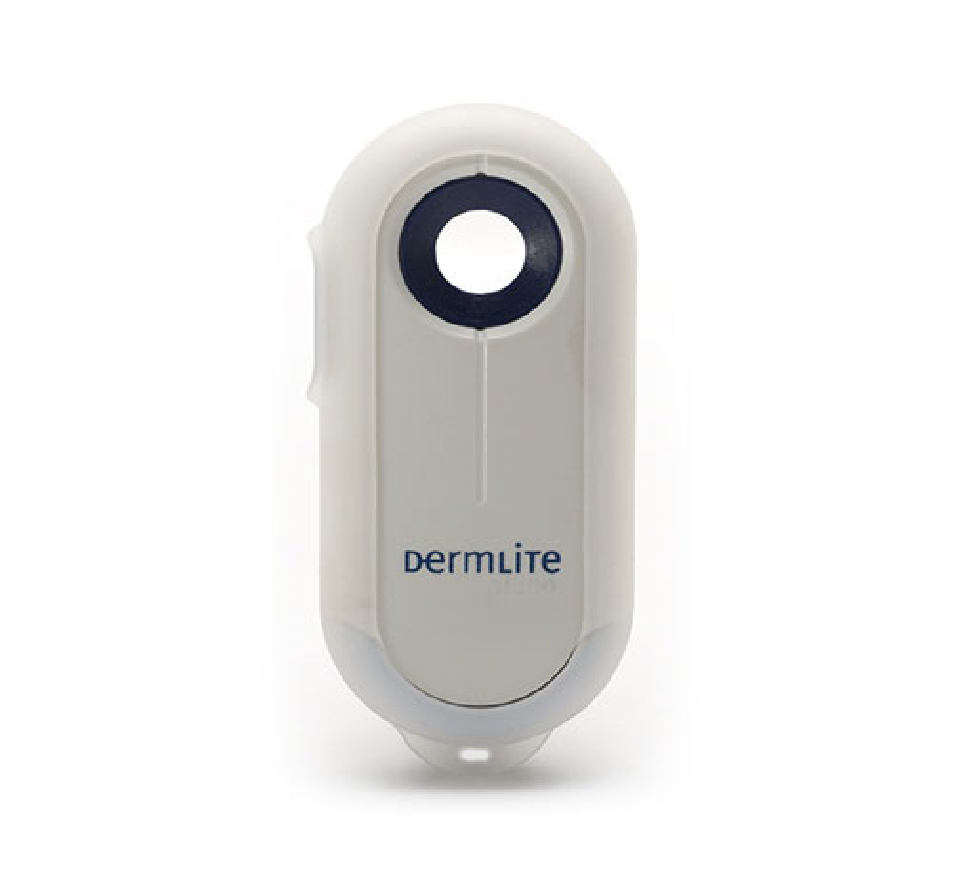 DermLite DL100 dermoscopy device.