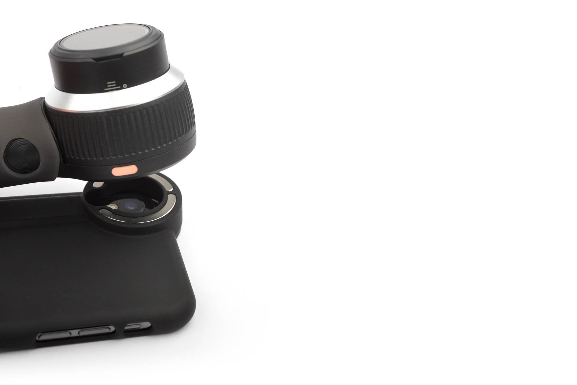 DermLite DL4 dermatoscope with iPhone.