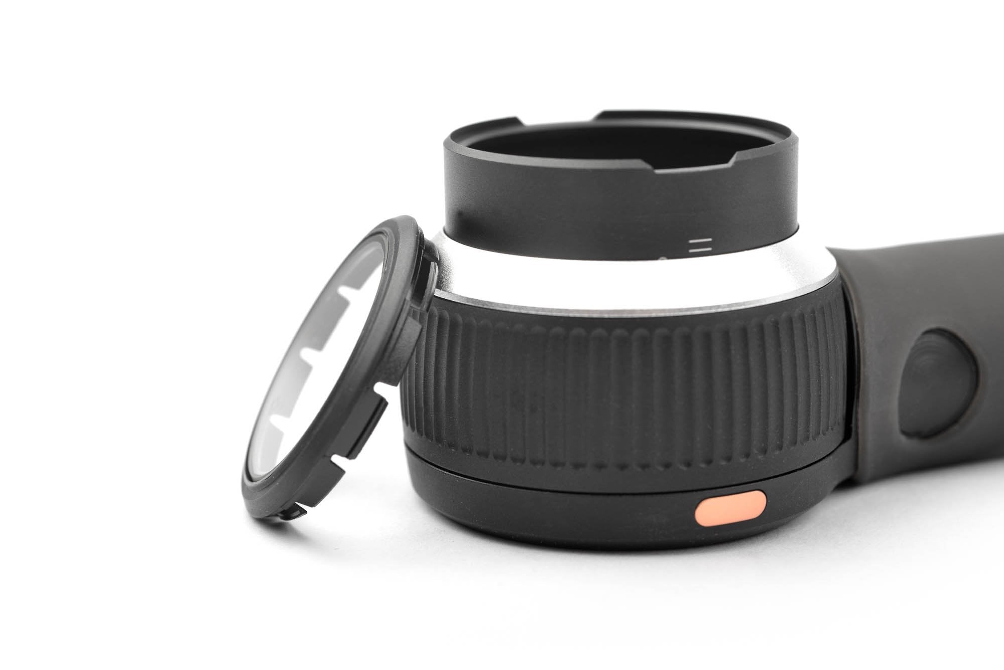 DermLite DL4 dermatoscope with detachable glass face plate.