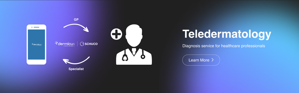 Dermicus Teledermatology Solution - Diagnosis service for healthcare professionals.