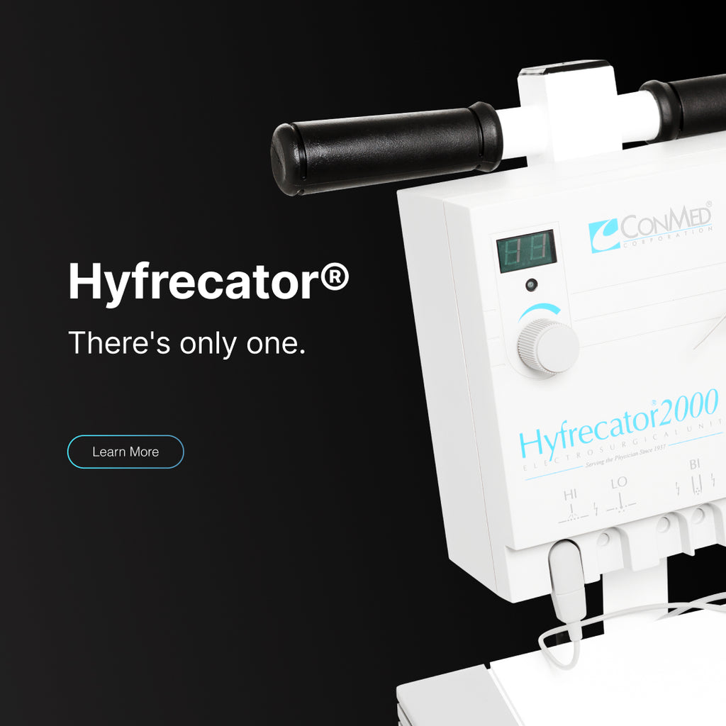 Hyfrecator 2000 on Mobile Stand