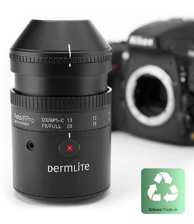DermLite Foto II Pro dermatoscope.