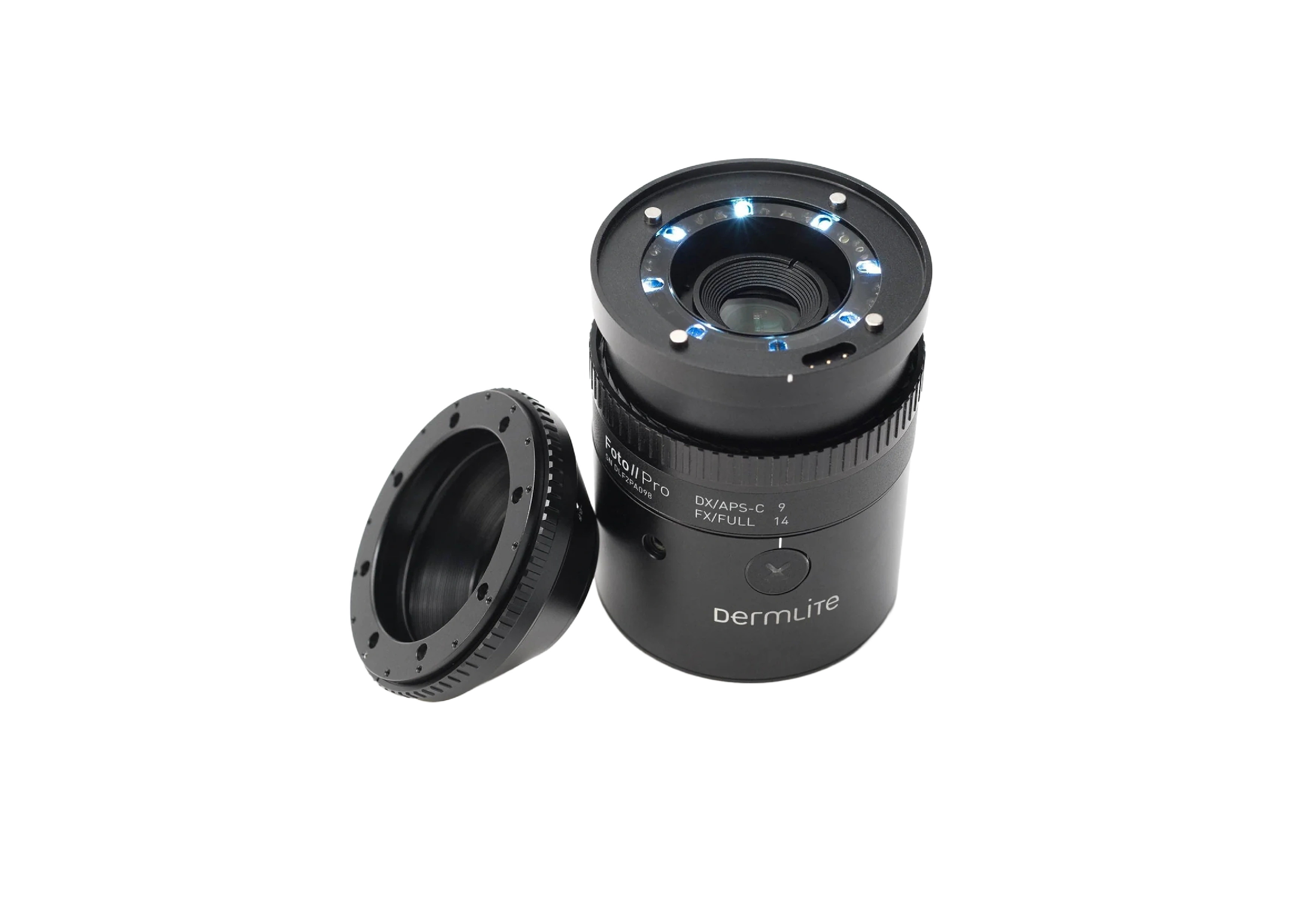 Foto II Pro with LEDs turned on