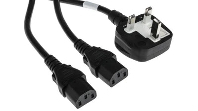 Close up of hospital grade power cable