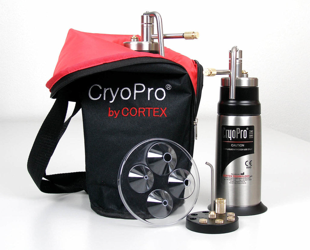 CryoPro with bag and accessories 