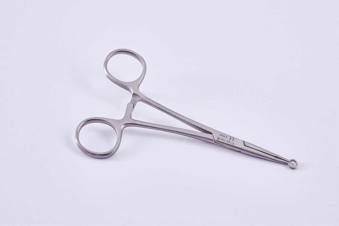 Non Scalpel Vasectomy ringed forceps